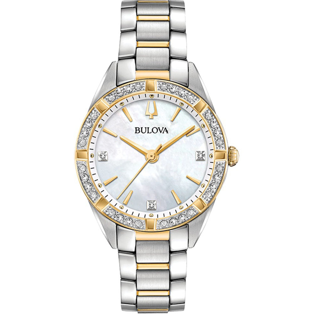 Bulova 98R263 Diamond Two Tone Womens Watch