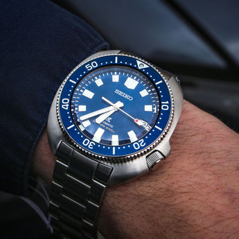 Seiko SPB183J Marine Blue Automaticl Divers Watch with additional Silicone Strap