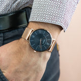 Harison Rose Gold Tone Men's Watch
