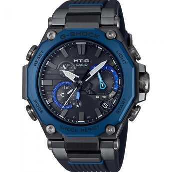 G-Shock MT-G Model MTG-B2000B-1A Solar Black and Blue