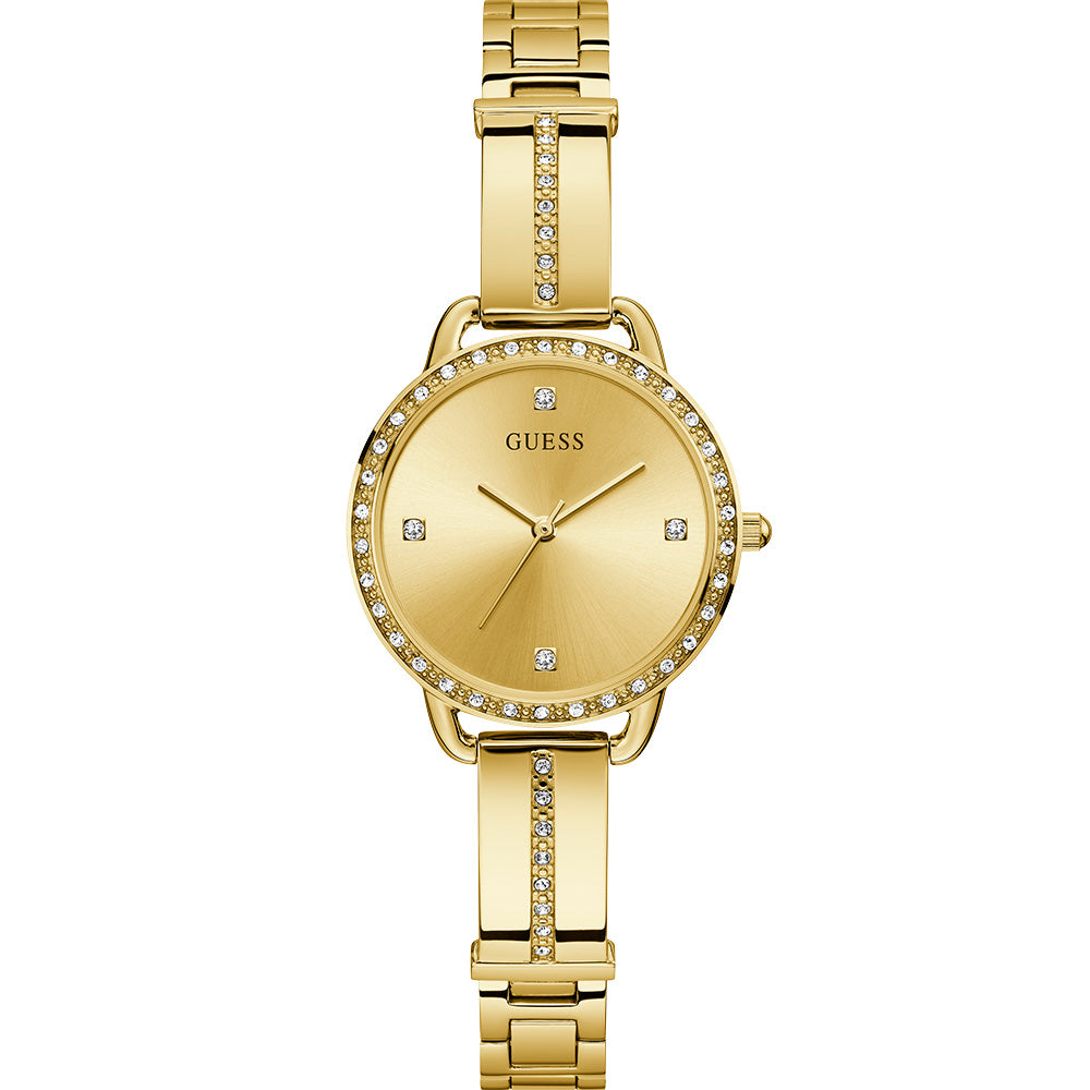 Guess Bellini GW0022L2 Stone Set Gold Tone Womens Watch