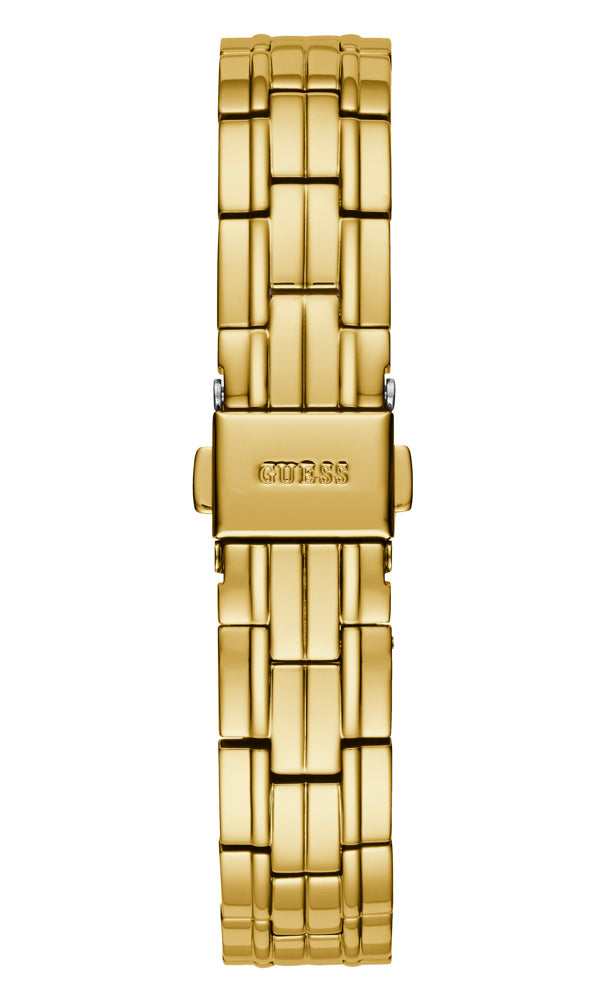 Guess Chelsea W1209L2 Gold Tone Stone Set Womens Watch