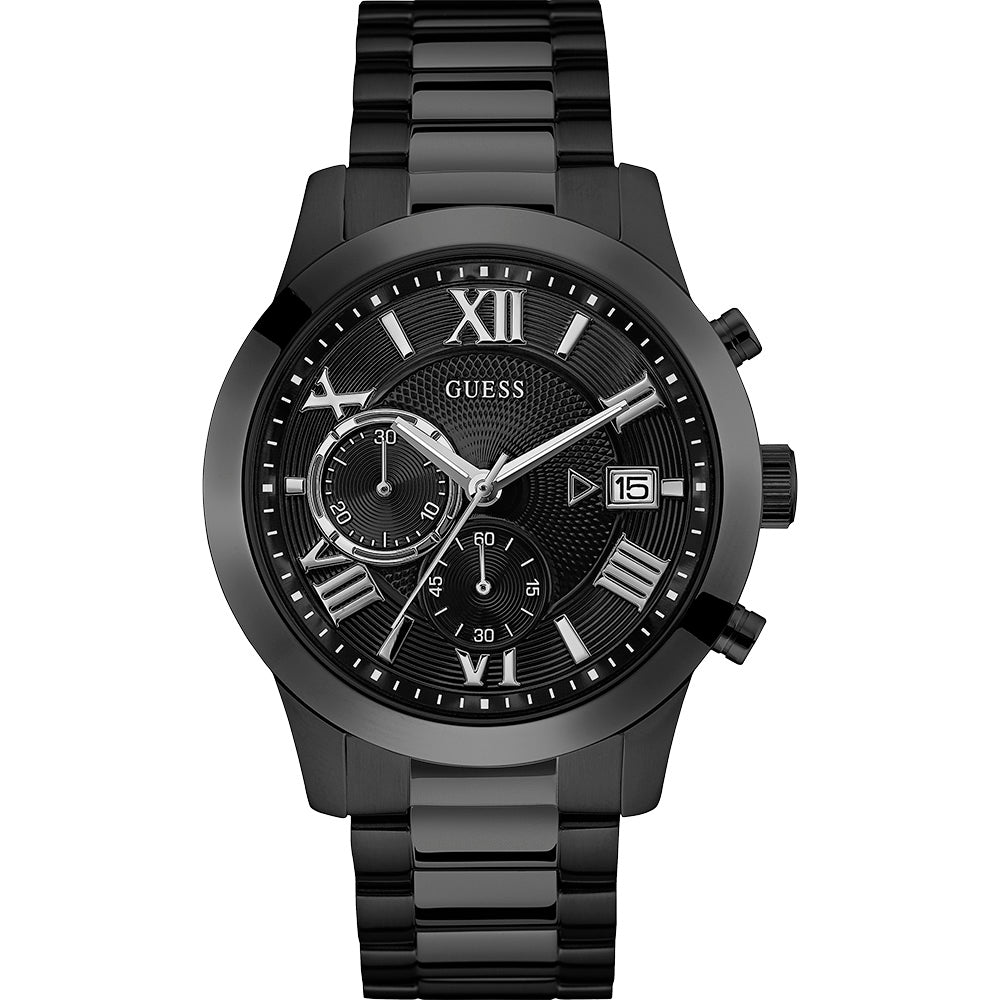 Guess Atlas W0668G5 Black Mens Watch