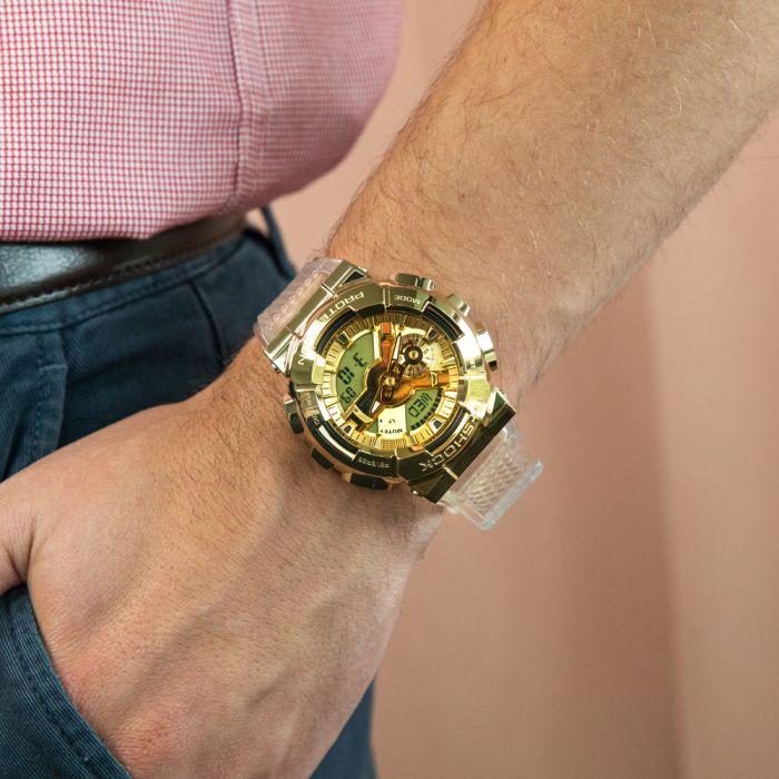 G-Shock GM110SG-9A Gold and White Tone Watch