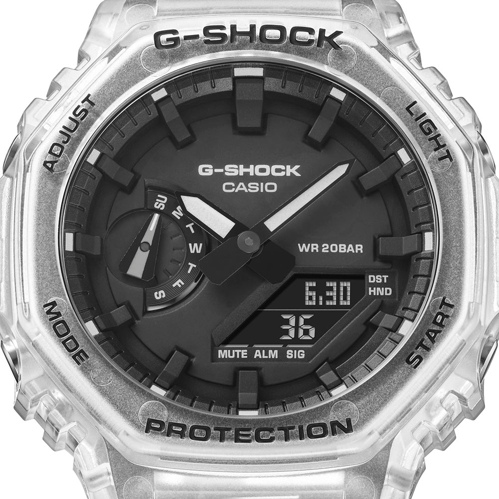 G-Shock GA2100SKE-7A 'CasiOak' Transparent Series