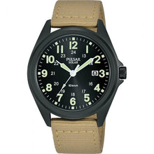 Load image into Gallery viewer, Pulsar PX3225X Solar Camel Strap Mens Watch