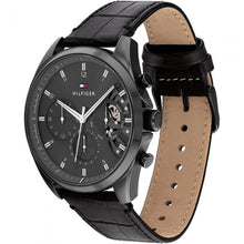 Load image into Gallery viewer, Tommy Hilfiger Baker 1710452 Multi Function Black Leather