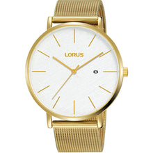 Load image into Gallery viewer, Lorus RH910LX-9 Gold Tone Mesh Mens Watch