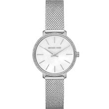 Load image into Gallery viewer, Michael Kors MK4618 Silver Tone Mesh Band Womens Watch