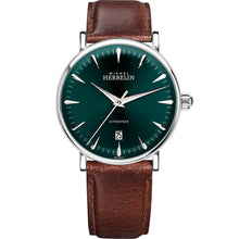 Load image into Gallery viewer, Michel Herbelin 1647/AP16BR Green Dial Automatic Mens Watch