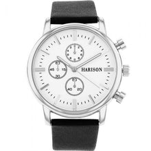 Load image into Gallery viewer, Harison Black Strap Mens Watch  *Imitation Sub Dials*