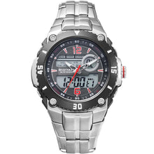 Load image into Gallery viewer, Maxum Maverick X2001G3 Silver Red Tone Mens Watch