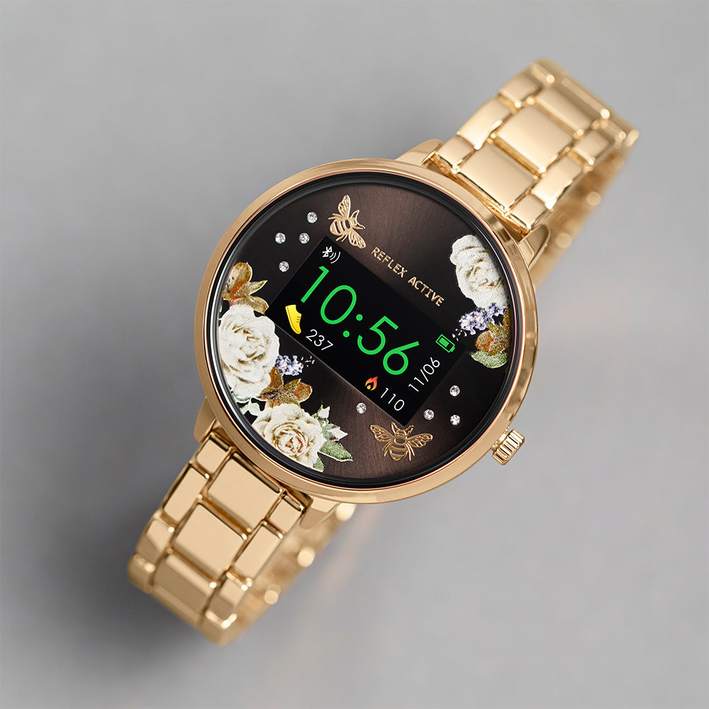 Reflex Active RA03-4008 Series 3 Floral Dial Smart Watch