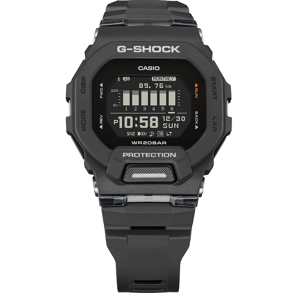 G-Shock GBD200-1 G-Squad Black Bluetooth Watch