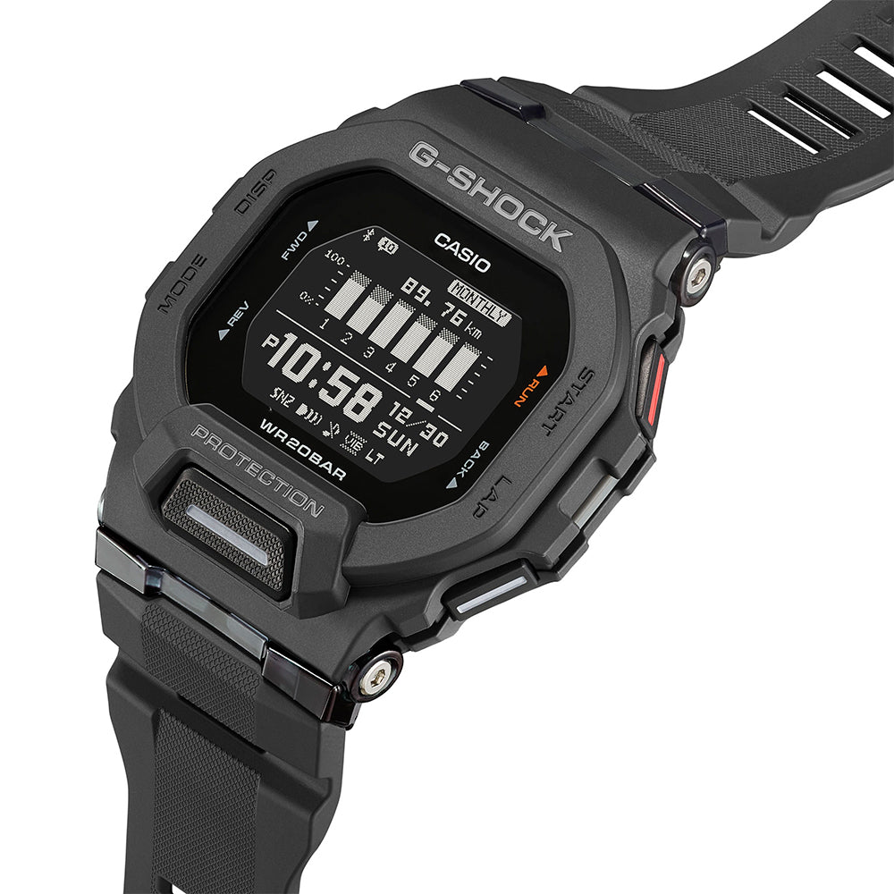 G-Shock GBD200-1 G-Squad Black Bluetooth Watch
