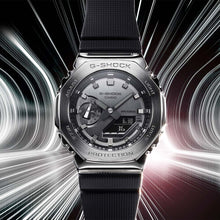 Load image into Gallery viewer, G-Shock GM2100-1A Metal Covered Silver &#39;CasiOak&#39;