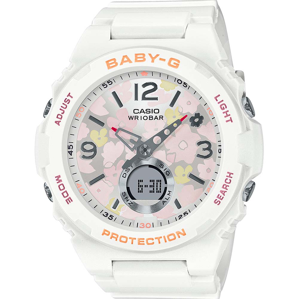 Baby-G BGA-260FL-7A Wildflower Dial White Watch