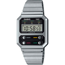 Load image into Gallery viewer, Casio Vintage A100WE-1A Silver Watch