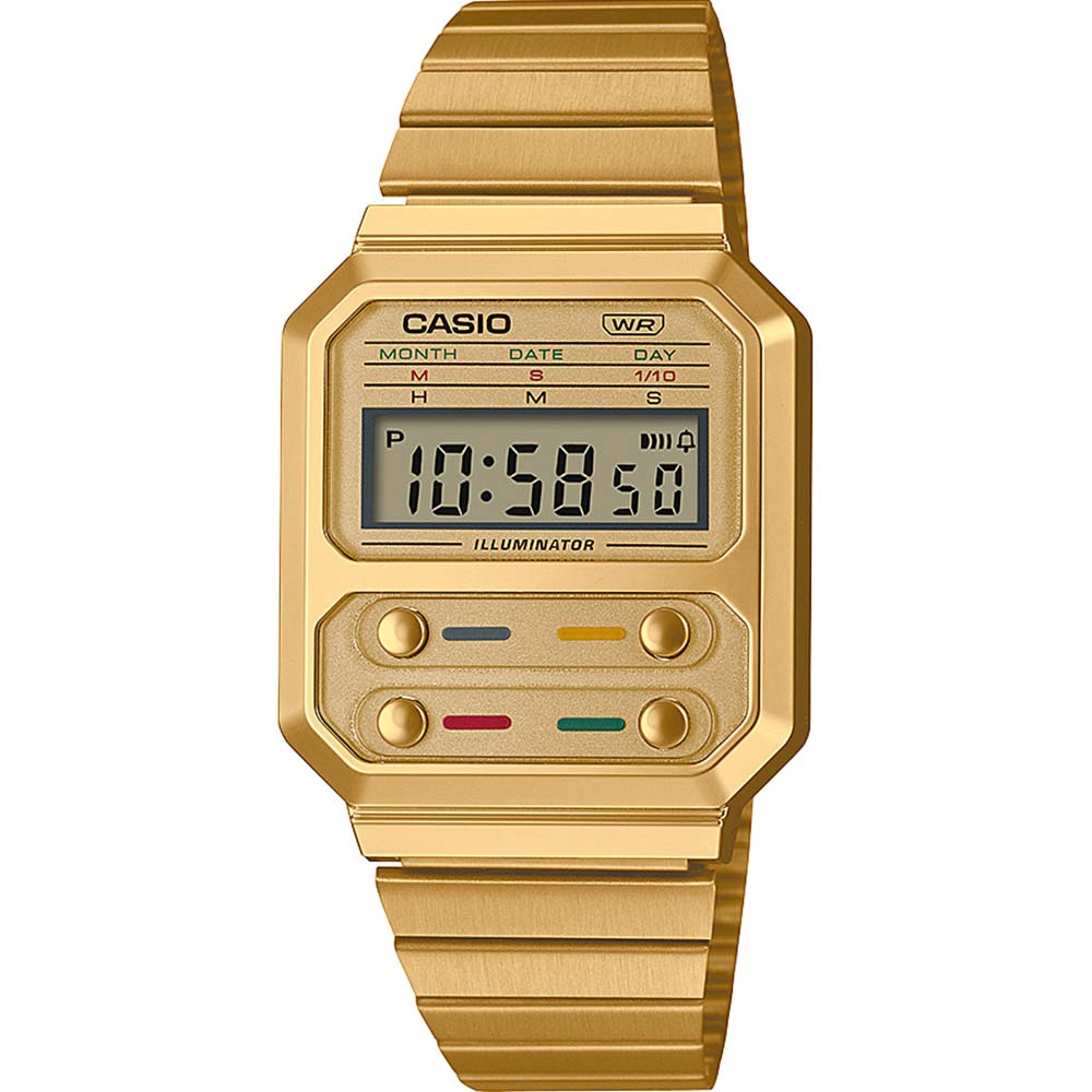 Casio Vintage A100WEG-9A Gold Watch