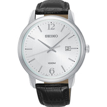 Load image into Gallery viewer, Seiko SUR265P Black Leather Mens Watch