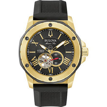Load image into Gallery viewer, Bulova 98A272 Marine Star Automatic Stainless Steel &amp; Silicone