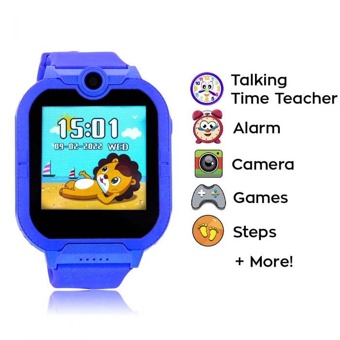 Active Pro Little Einstein Talking Time Teacher Kids Blue Smart Watch