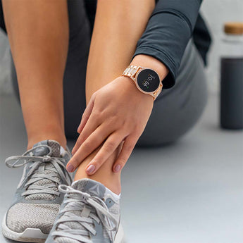 Reflex Active RA04-4014 Rose Gold Link Crystal Smart Watch