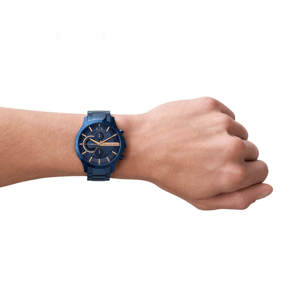 Armani Exchange AX2430 Hampton Blue Stainless Steel Watch