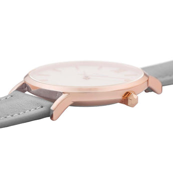 Cluse CW0101203010 Minuit Grey Leather Womens Watch