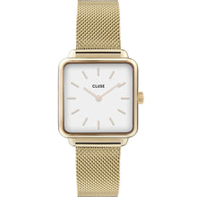 Load image into Gallery viewer, Cluse CW0101207002 La Tetragone Gold Tone Mesh Womens Watch