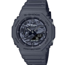 Load image into Gallery viewer, G-Shock GA2100CA-8A Analogue Digital Black Camo &#39;CasiOak&#39;