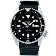 Load image into Gallery viewer, Seiko 5 Sports Automatic SRPD55K3 Black Strap