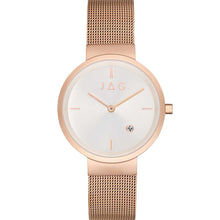 Load image into Gallery viewer, Jag J2611A Rose Tone Mesh Womens Watch