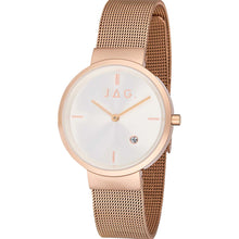 Load image into Gallery viewer, Jag J2611A Rose Tone Mesh Womens Watch