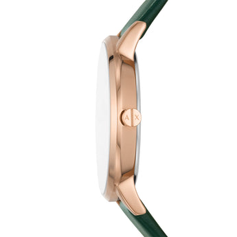 Armani Exchange AX5577 Lola Green Leather Womens Watch