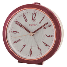 Load image into Gallery viewer, Seiko QHE180-R Red Bedside Alarm Clock