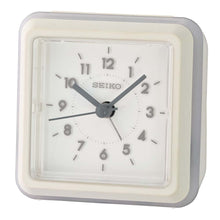 Load image into Gallery viewer, Seiko QHE182-W White Bedside Alarm Clock