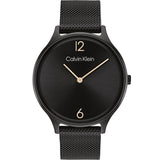Calvin Klein 25200004 Timeless Black Mesh Womens Watch