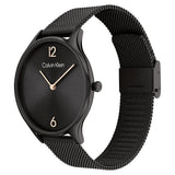Calvin Klein 25200004 Timeless Black Mesh Womens Watch