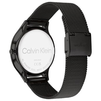 Calvin Klein 25200004 Timeless Black Mesh Womens Watch