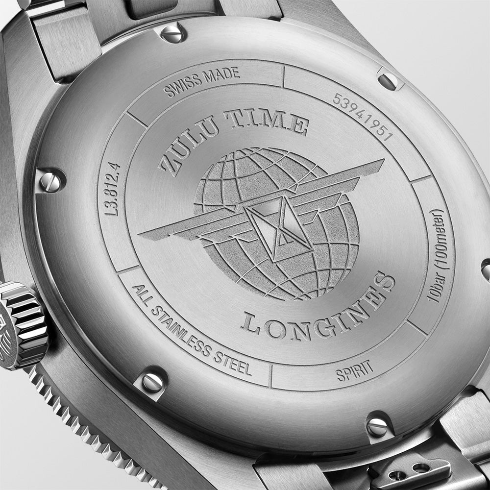 Longines Spirit Zulu Time L38124536 Automatic Stainless Steel 42mm