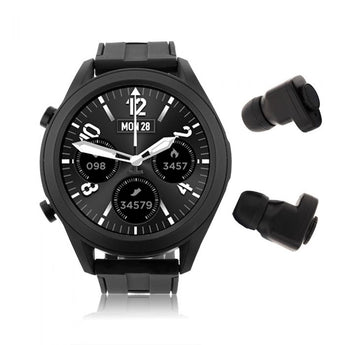 Active Pro Smart Watch with Built-in Bluetooth Earbuds