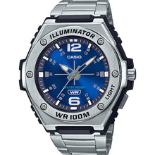 Load image into Gallery viewer, Casio MWA100HD-2AV Blue Dial Stainless Steel Watch
