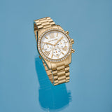 Michael Kors MK7241 Lexington Lux Gold Tone Womens Watch