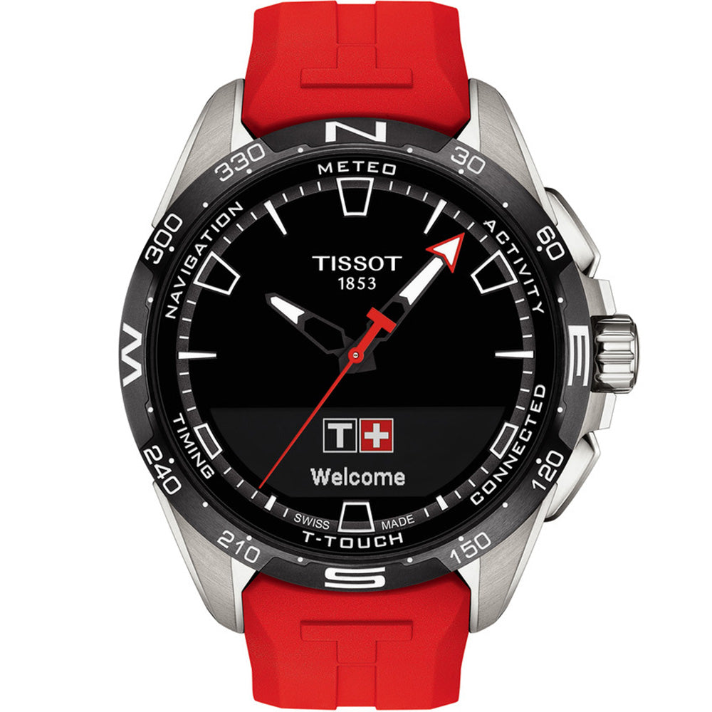 Tissot T-Touch Connect Solar T1214204705101 Titanium Red Silicone