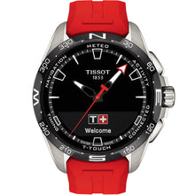 Load image into Gallery viewer, Tissot T-Touch Connect Solar T1214204705101 Titanium Red Silicone