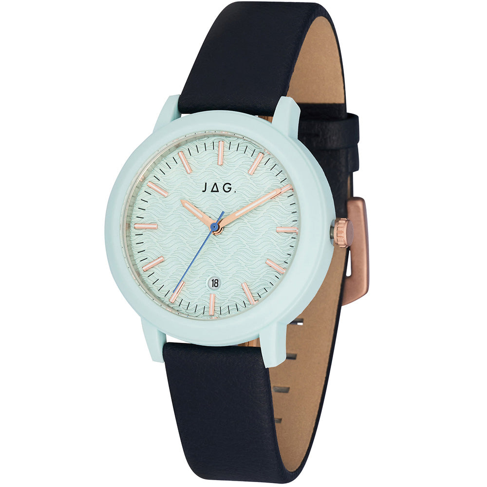 Jag J2627 Bronte Green Leather Womens Watch