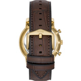 Fossil FS5942 Minimalist Brown Leather Mens Watch