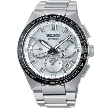 Seiko Astron SSH117J GPS Solar Dual Time Titanium