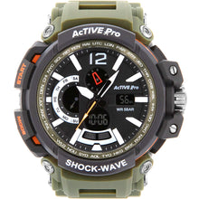 Load image into Gallery viewer, Active Pro 1702 Digital Army Green Sports Watch